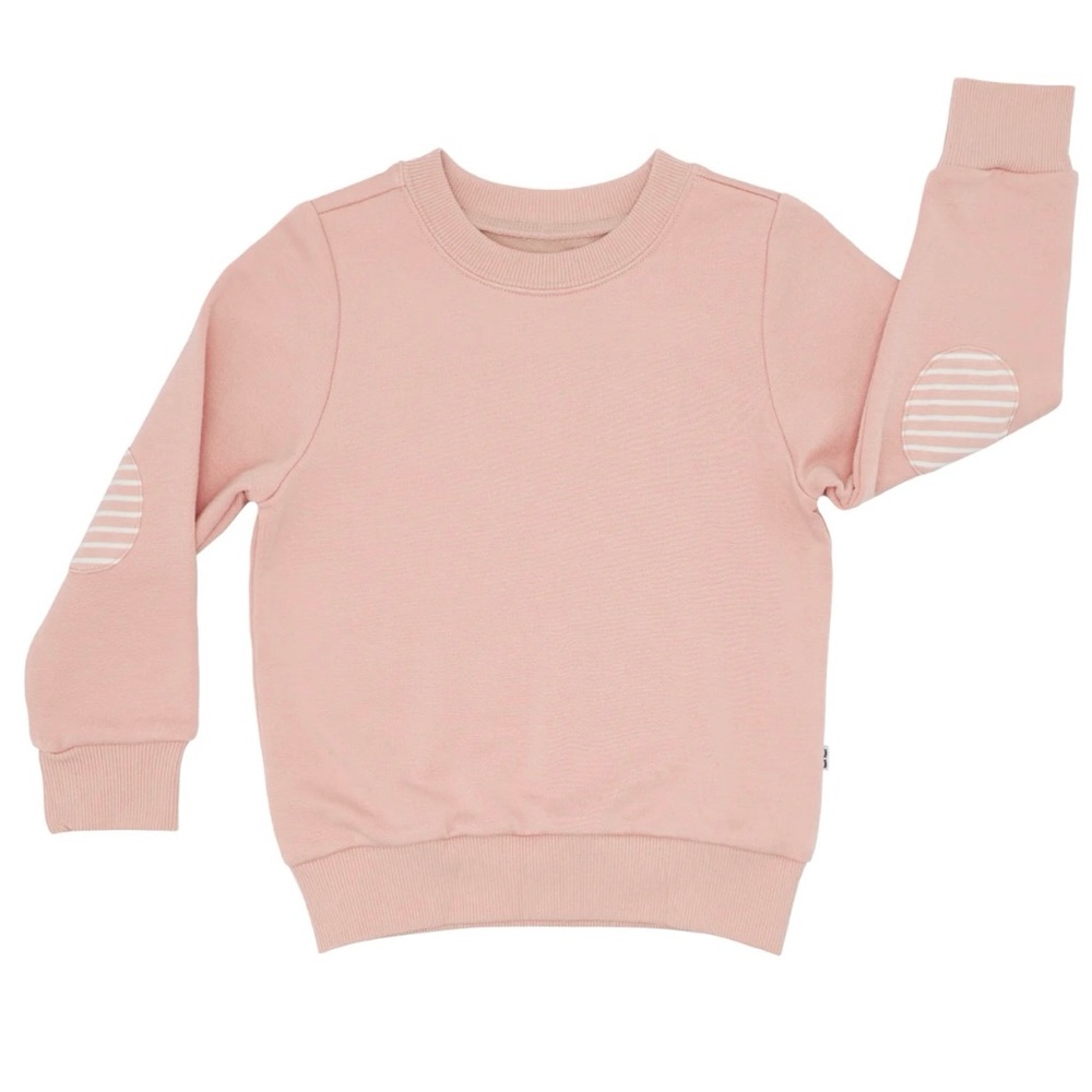 Little Sleepies Mauve Blush Crewneck Sweater 2T NWT